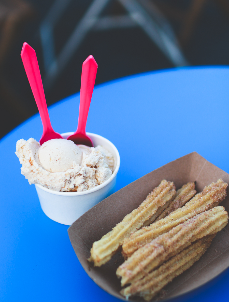 cleveland ice cream, masons creamery, churros