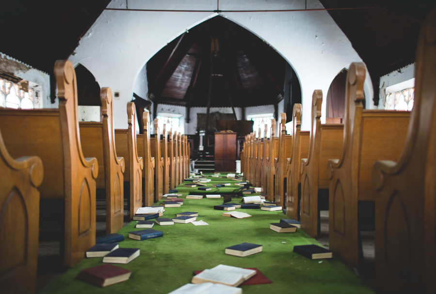 abandoned church