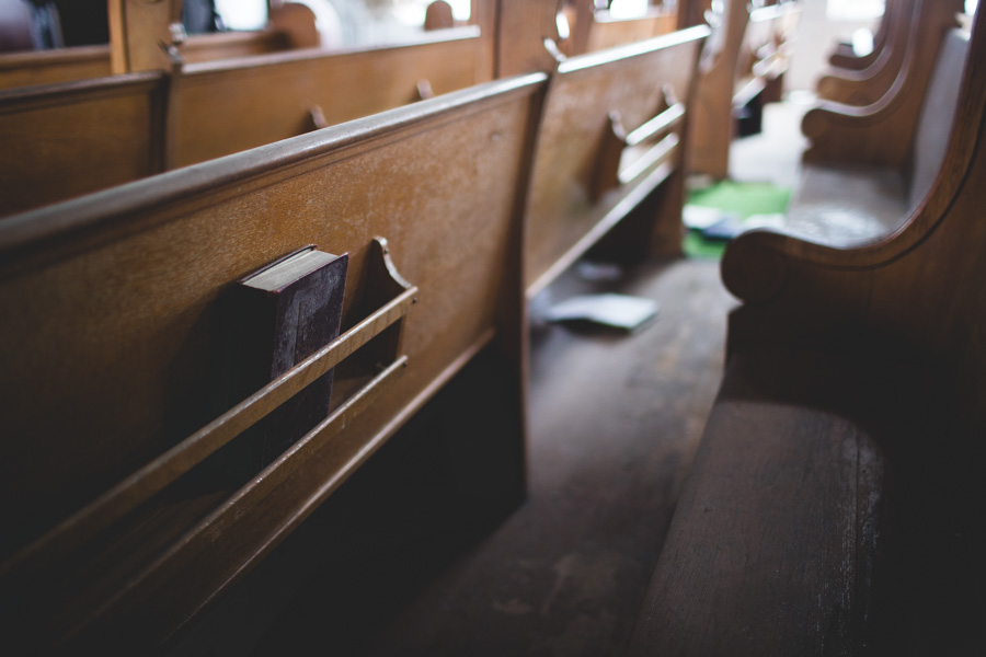abandoned pews
