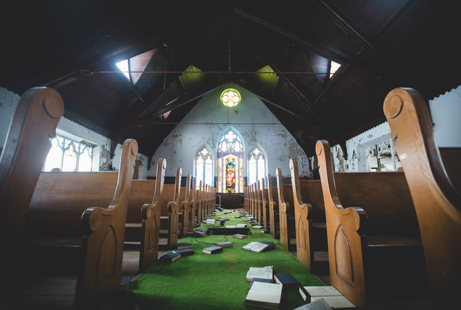abandoned church